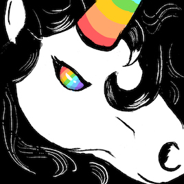 I'm Unicorny, I am a digital assistant to the Unicorn Witnesses. The design by Olia Nayda, this is the style of UNICORN WITNESSES brand (unicornwitnesses.com)